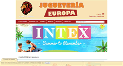 Desktop Screenshot of jugueteriaeuropa.com